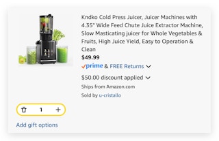 cold press juicer amazon