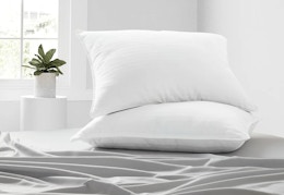 linens and hutch pillows