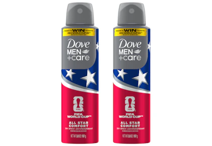 2 Dove Men+Care Dry Sprays