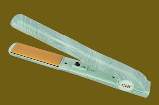 JCPenney CHI Pretty Green Palms Ceramic Flat Iron Feature Image