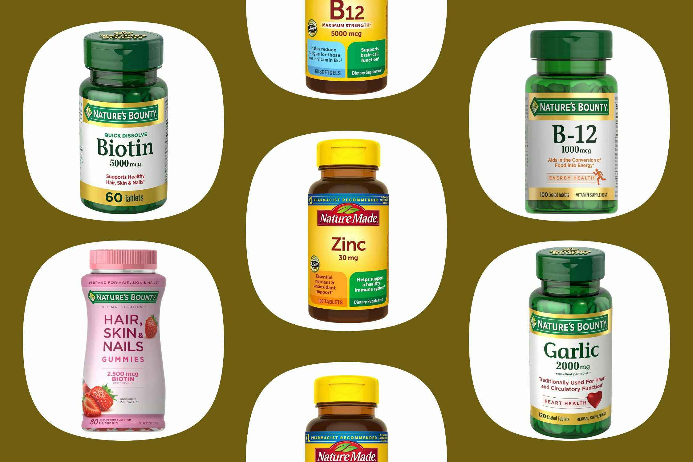 Nature Made Zinc for $1.25 and $2.04 Nature's Bounty B12 Vitamins on Amazon