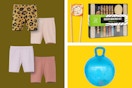 Girls Bike Shorts, Sushi Making Kit & Bouncer Toy