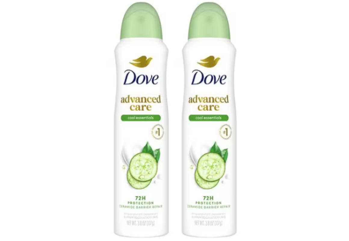 2 Dove Antiperspirant Deodorants
