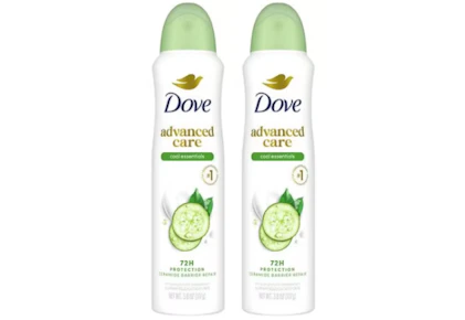 2 Dove Antiperspirant Deodorants