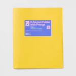 up&up 2-Pocket Plastic Folder
