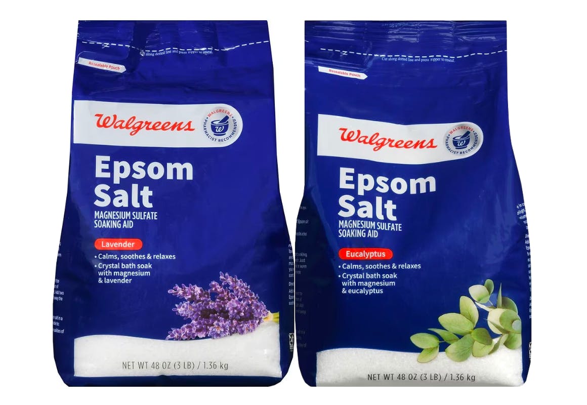 2 Walgreens Epsom Salt Bags