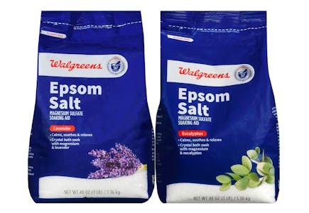 2 Walgreens Epsom Salt Bags