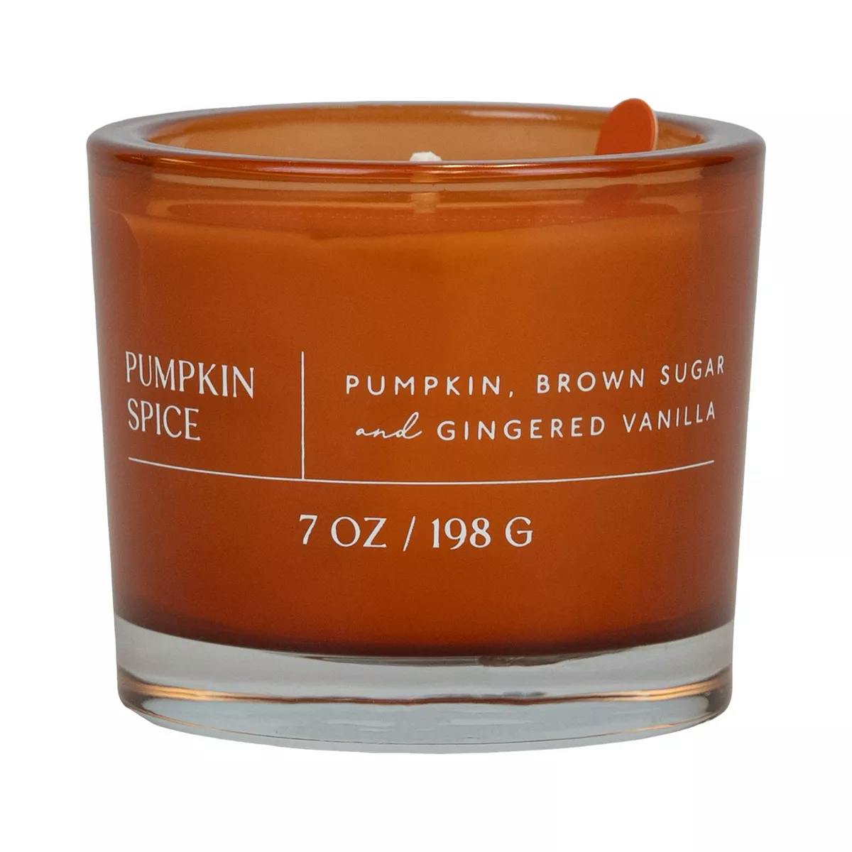 Pumpkin Spice Glass Candle