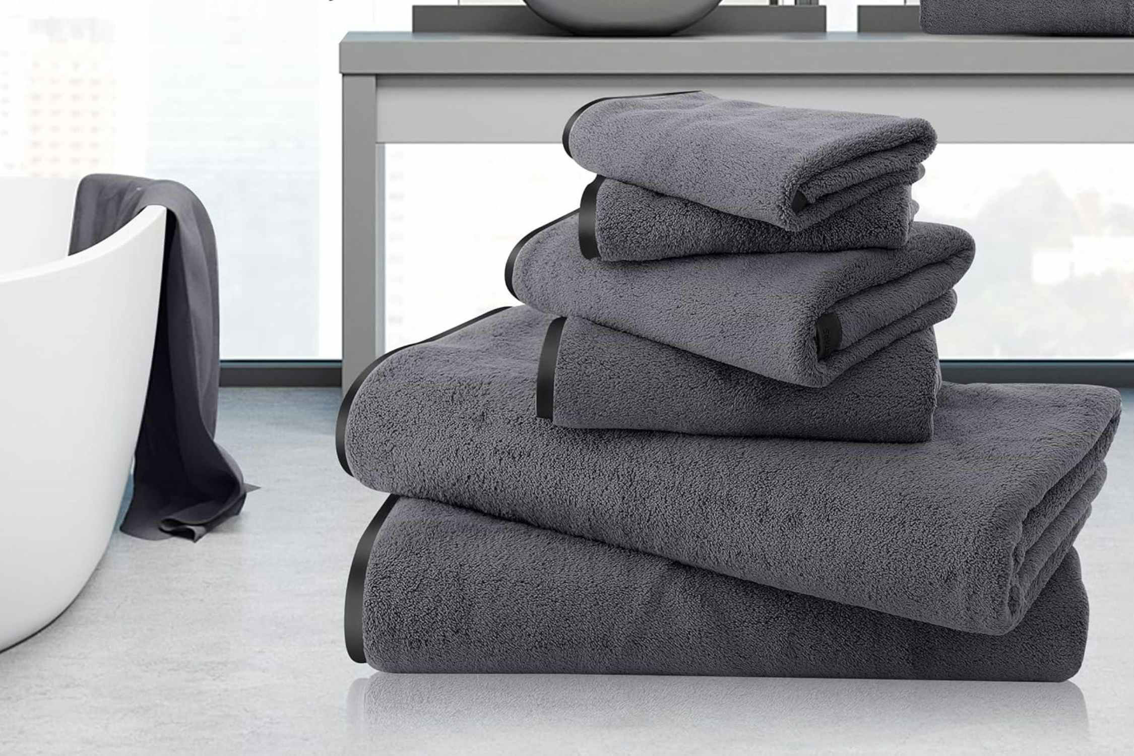 Quick-Drying 6-Piece Towel Set, Just $10 on Amazon