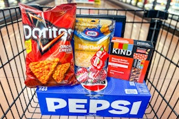 kroger matchup groceries in shopping car