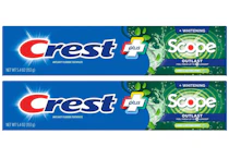 2 Crest Plus Scope Toothpastes