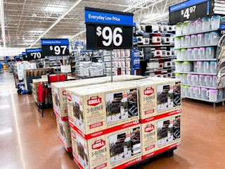 boxes of grills in walmart