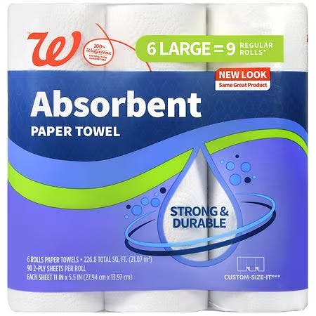 Walgreens Paper Towels Pack