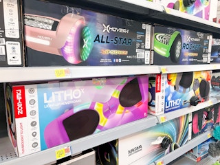 hoverboards on shelf