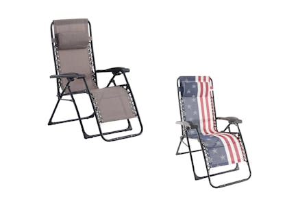 2 Sonoma Goods For Life Anti-Gravity Chairs
