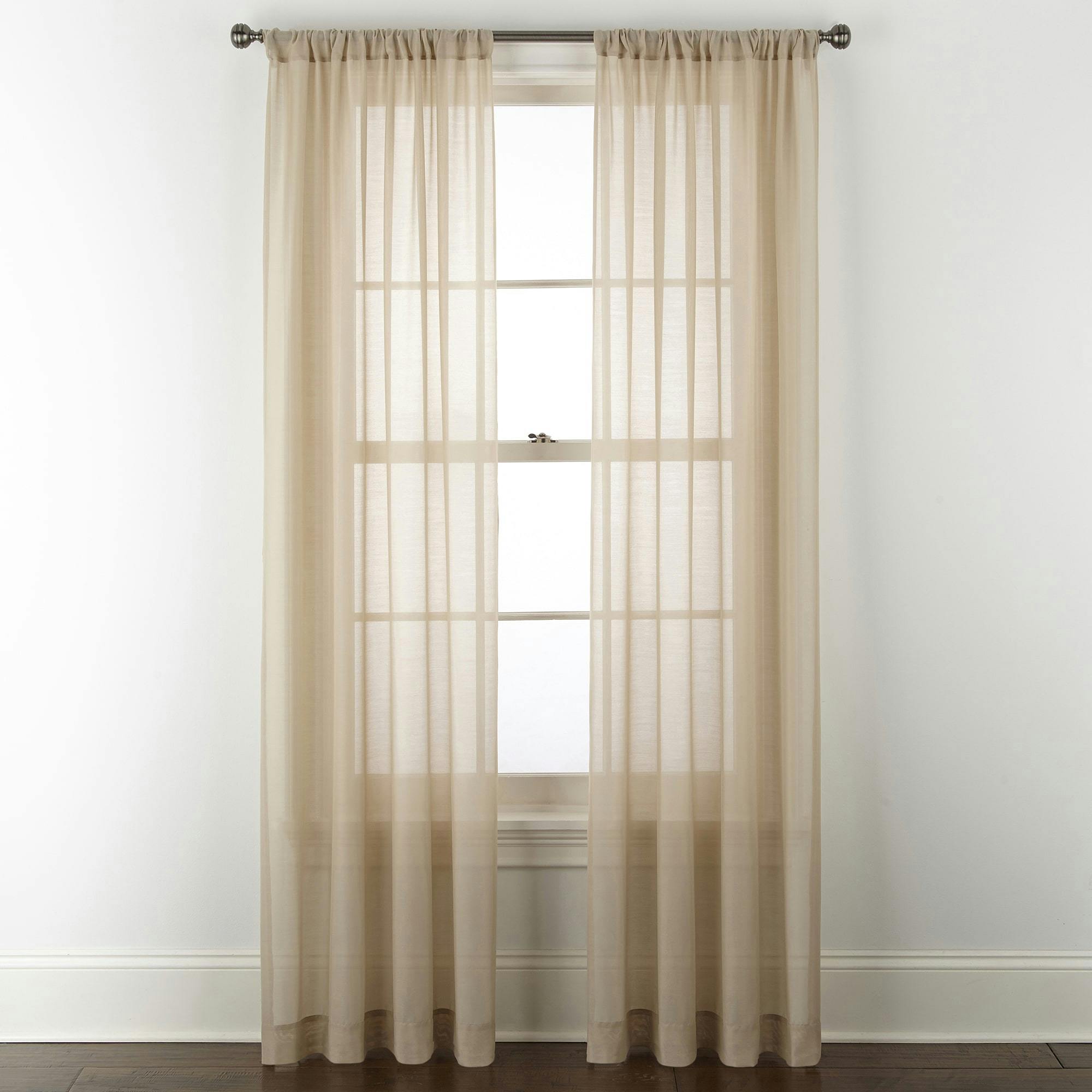 Home Expressions Sheer Curtain Panel