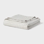 Threshold Brushed Cotton Blanket