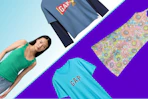 gap apparel on a gradient