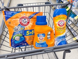 arm & hammer laundry items in walgreens cart