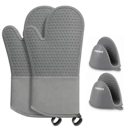 Silicone Oven Mitts & Mini Mitts
