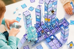 Frozen-Themed Magnetic Tiles 102-Piece Set, $25 With 50% Off Amazon Coupon  card image