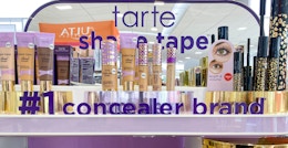 A display of Tarte makeup products at Ulta