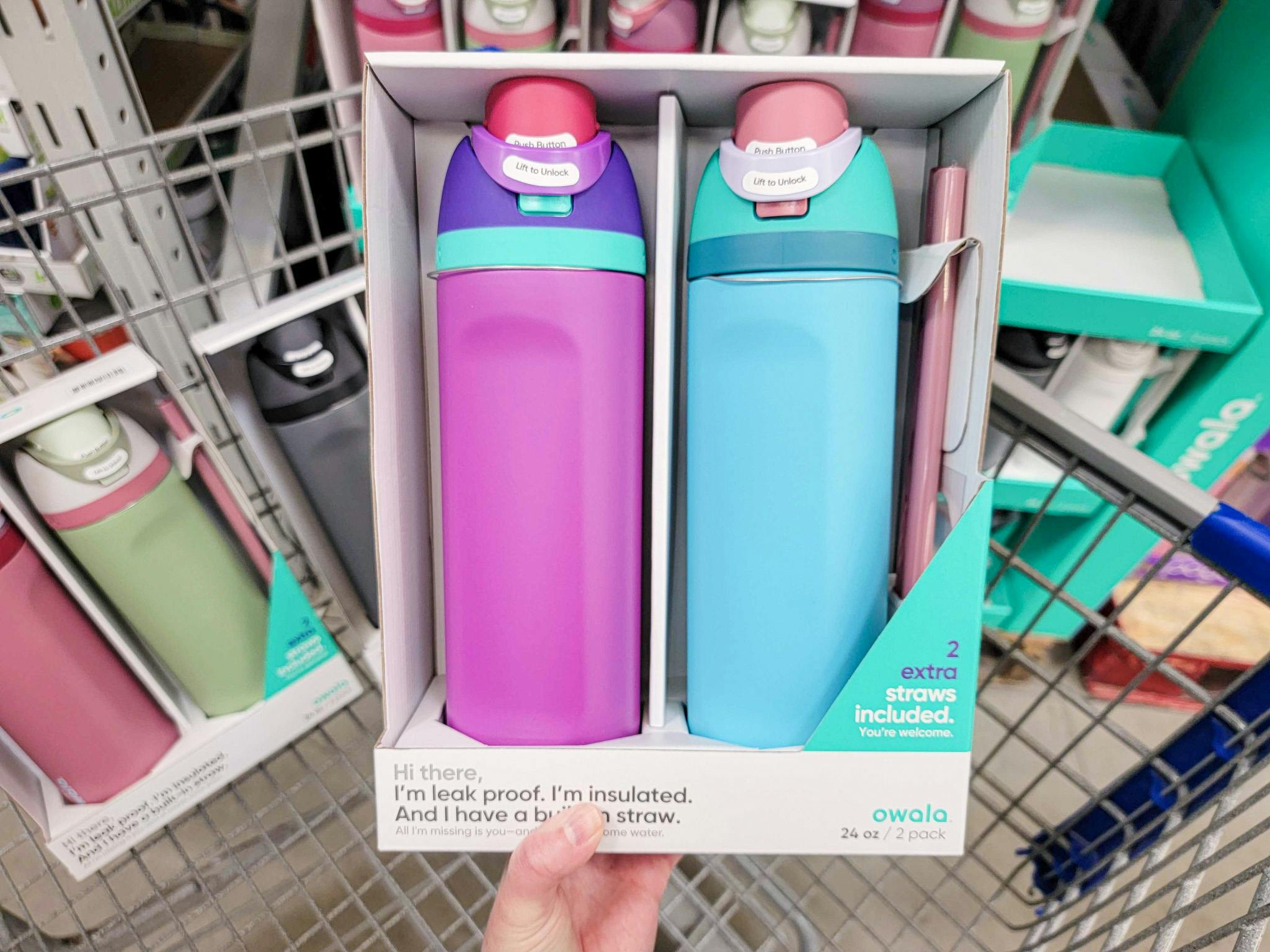 Owala FreeSip Water Bottle 2-Pack, Only $22.98 at Sam's Club (Reg. $32. ...