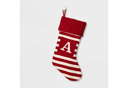 Wondershop Monogram Stocking