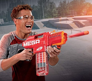 NERF Mega Motostryke Motorized 10-Dart Blaster