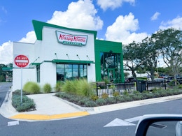 Storefront of Krispy Kreme