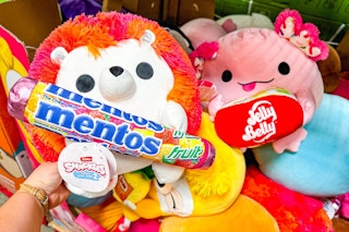 large snackles plushes in a box