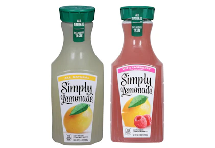 2 Simply Lemonade Bottles