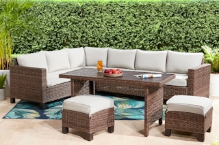 Better Homes & Gardens Patio Set (5 pc) lifestyle image in outdoor setting