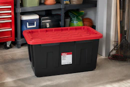 Walmart Hyper Tough 40-gal storage bin