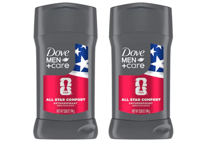 2 Dove Men+Care Deodorant Sticks