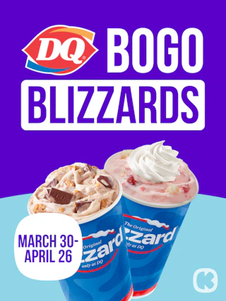 buy a blizzard, get the second for $0.99