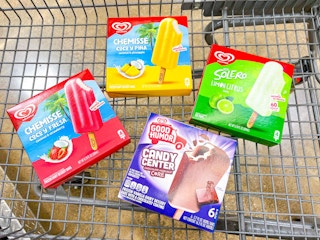four holanda and good humor bars in walmart cart
