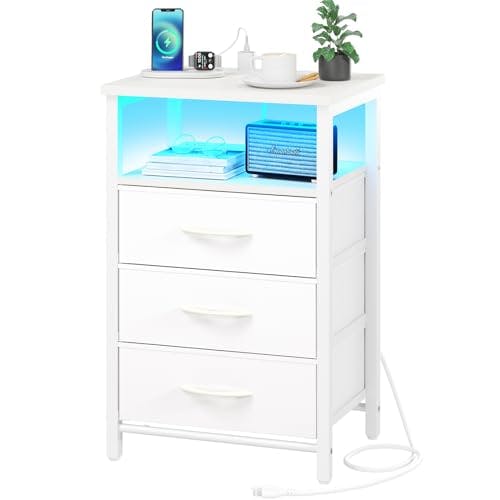 Night Stand With Charging Station