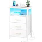 Night Stand With Charging Station