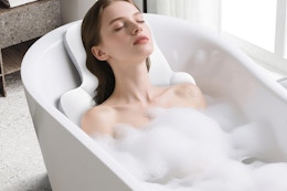 This Full-Body Bath Pillow Is 50% Off — Now $32 on Amazon card image