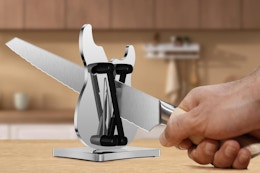 Stainless Steel Knife Sharpener, Only $15 on Amazon card image