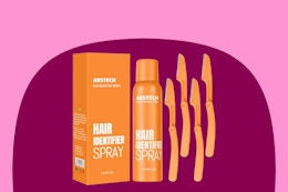 Dermaplaning Tool Set With Hair Identifier Spray, Only $4 on Amazon card image