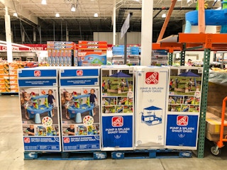 boxes of step 2 water tables at costco