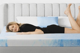 This Queen-Size Cooling Mattress Pad Is $27.49 on Amazon (Reg. $66) card image
