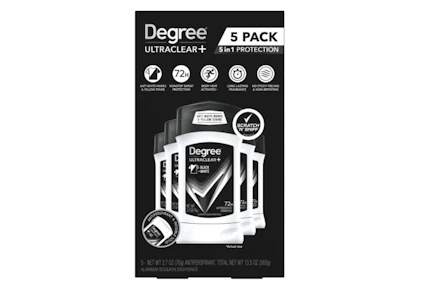 Degree Deodorant 5-Pack
