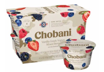 Chobani Yogurt 4-Pack