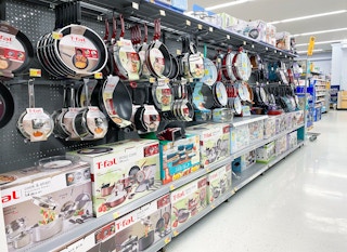 Cookware Aisle at Walmart
