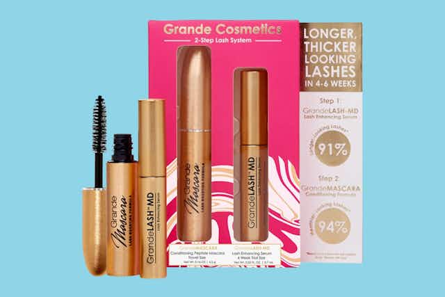 Grande Cosmetics 2-Step Lash System Gift Set, Just $17.50 Each on Amazon  card image
