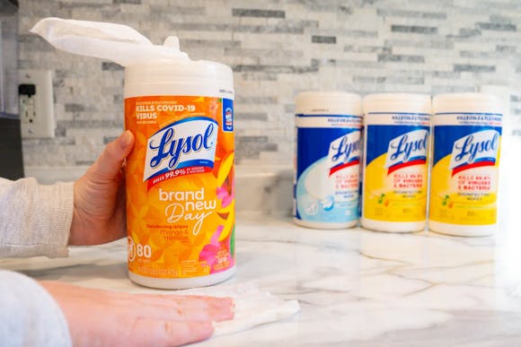 Lysol Disinfecting Wipes 4-Pack, as Low as $8 on Amazon