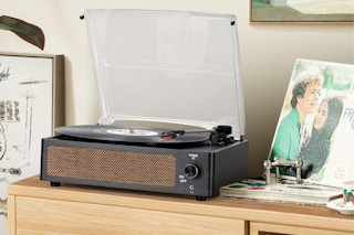Vinyl Record Player with Speakers B0BQJM66C2